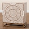 Baxton Studio Ercilia Modern Bohemian White and Rustic Brown Mother of Pearl Storage Cabinet 240-13470-ZORO - alternate 9